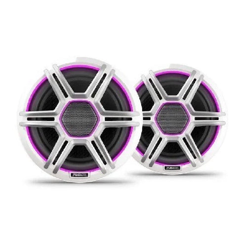 Fusion Apollo 7.7 LED Marine Speakers with Sports White Grilles