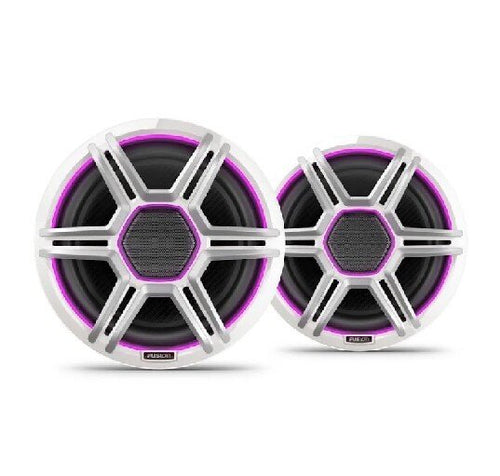 Fusion Apollo 8.8 LED Marine Speakers with Sports White Grilles