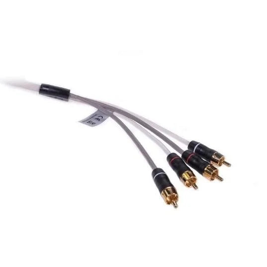 Fusion MS-FRCA6, 4-Channel Twisted Shielded RCA Audio Interconnect Cable, 6 ft