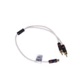 Fusion MS-RCAYM, Female to Dual Male RCA Splitter Cable, 0.9 ft