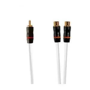Fusion RCA Splitter Cable, Male to Dual Female