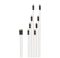Fusion Performance RCA Cable Dual Female to 8-way Male Splitter, 2.1 ft