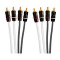 Fusion RCA Cables, 4 Channel, 25 ft Cable