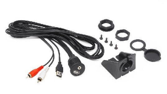 Hertz HMA USB AUX IN - EXTENSION CABLE WATERPROOF 2M