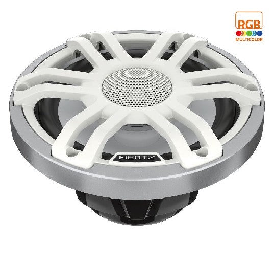 Hertz HMX 6.5 S-LD-SW - 6.5" 4 Ohm SPORTS COAX RGB LED SL - WHITE