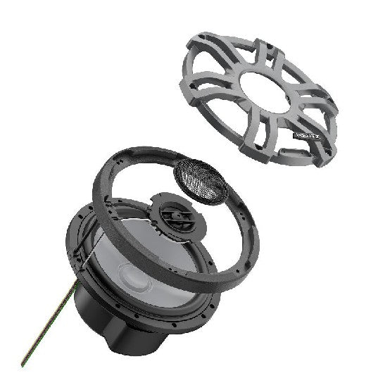Hertz HMX 7.7 S-LD-G - 7.7" 4 Ohm SPORTS COAX RGB LED SET