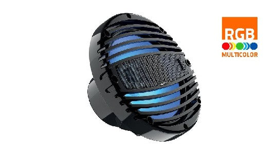 Hertz HMX 8-LD-TC - 8" 4 Ohm MARINE COAX SET RGB, BLACK