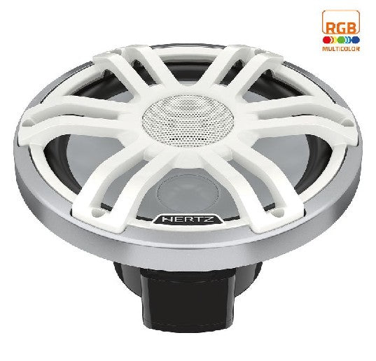 Hertz HMX 8 S-LD-SW - 8" 4 Ohm SPORTS COAX RGB LED SL-WH