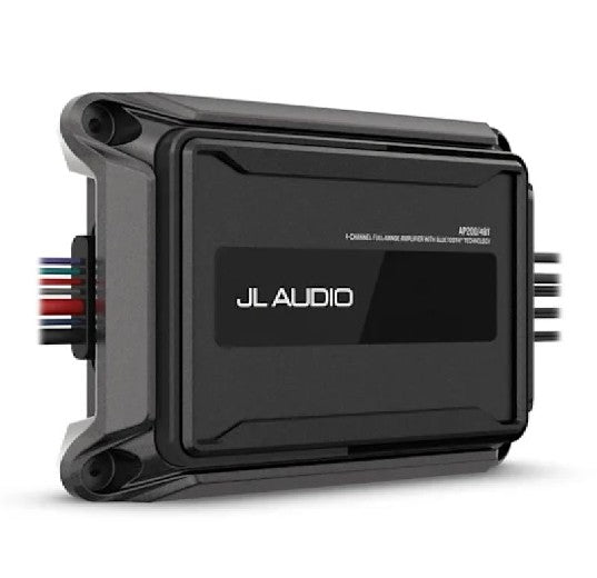 JL Audio AP200/4BT - 200 Watt, 4-Channel Compact Marine Amplifier with Bluetooth and Remote