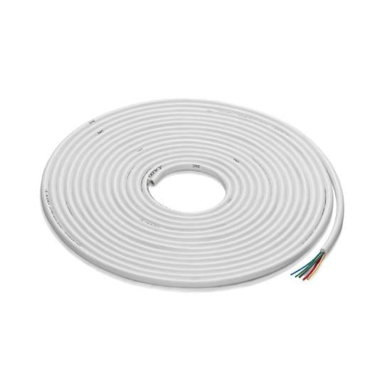 JL Audio XM-WHTMFC-25 - 25 ft. White 16 AWG, Tinned Copper Marine Spk Cable + (4) 20 AWG Illum. Leads