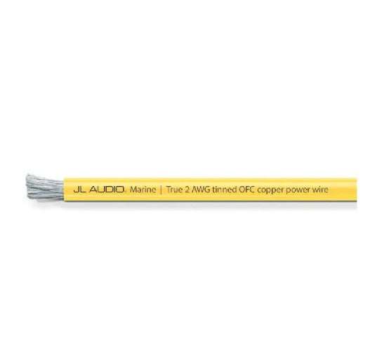 JL Audio ABYC Yellow Power Wire, 2 AWG, 50' (XM-YPW2-50)