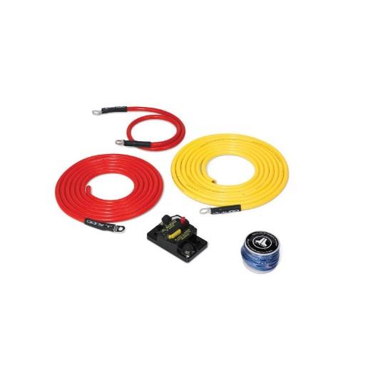 JL Audio XMD-PCS50A-1-L10 - Premium 6 AWG 12-V Power Conn. Sys for Single Amp, Up to 10ft, 50 Amp