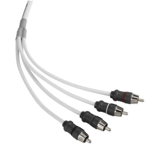 JL Audio XMD-WHTAIC4-25 - RCA 4-Channel, 25 ft (7.62 m) Marine Audio Interconnect
