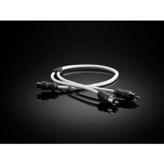JL Audio XMD-WHTAICY-1F2M - Marine Y-Adaptor, 1 Female Jack, 2 Male Plugs
