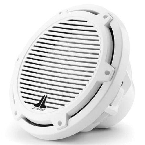 JL Audio M3-10IB-C-GW-4 - 10" Marine Subwoofer, Infinite Baffle, Classic Grille, Gloss White, 4 ohm, EACH