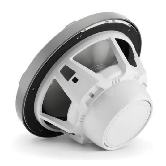 JL Audio M3-10IB-S-GM-I-4 - 10" Marine Subwoofer, Infinite Baffle, Gunmetal Sport Grille, RGB LED
