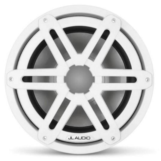 JL Audio M3-10IB-S-GW-4 - 10" Marine Subwoofer, Infinite Baffle, Sport Grille, Gloss White, 4 ohm, EACH