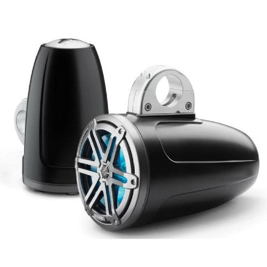 JL Audio M3-770ETXV3-SB-S-GM-I - 7.7" Tower Speakers, Black Encl., Gunmetal Sport Grille, RGB LED, PAIR