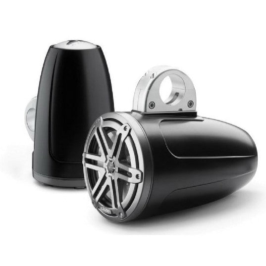 JL Audio M3-770ETXV3-SB-S-GM - 7.7" Tower Speakers, Satin Black Enclosure, Gunmetal Sport Grille, PAIR