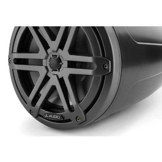 JL Audio M3-770ETXV3-SB-S-GM - 7.7" Tower Speakers, Satin Black Enclosure, Gunmetal Sport Grille, PAIR