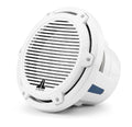 JL Audio M6-10W-C-GWGW-4 - 10" Marine Subwoofer Driver, Gloss Trim Ring and White Classic Grille, 4 O