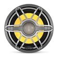 JL Audio M6-10W-S-GMTI-4 - Marine Subwoofer 10" with LED and Titanium Sport Grille, 4 O