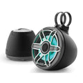 JL Audio M6-650VEX-MB-S-GMTI-I - 6.5" VEX Tower Speakers, Mt Black Encl., Titanium Sport Grille, RGB LED