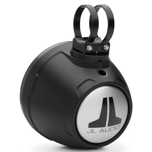 JL Audio M6-650VEX-MB-S-GMTI-I - 6.5" VEX Tower Speakers, Mt Black Encl., Titanium Sport Grille, RGB LED