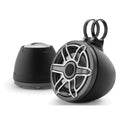 JL Audio M6-650VEX-MB-S-GMTI - 6.5" VEX Tower Speakers, Matte Black Encl., Gunmetal Titanium Sport Grille
