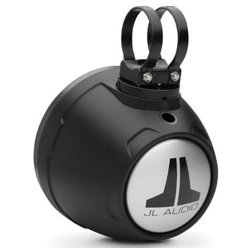 JL Audio M6-650VEX-MB-S-GMTI - 6.5" VEX Tower Speakers, Matte Black Encl., Gunmetal Titanium Sport Grille