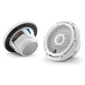 JL Audio M6-650X-C-3GW - 6.5" Marine Speakers, 1" WHITE Tweeter, Gloss White Classic Grille
