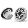 JL Audio M6-650X-S-GWGW - 6.5" Marine Speakers, Sport Grille, Gloss White Trim, Gloss White Grille