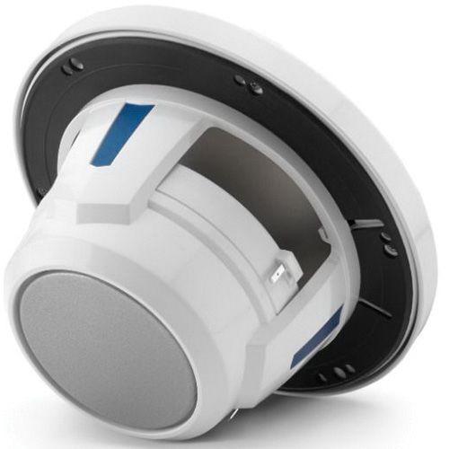 JL Audio M6-650X-S-GWGW - 6.5" Marine Speakers, Sport Grille, Gloss White Trim, Gloss White Grille