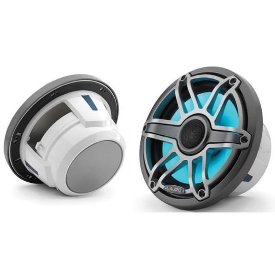 JL Audio M6-770X-S-GMTI-I - 7.7" Marine Speakers, Sport Grille, Gunmetal Trim, Titaniam Grille, ILLUM