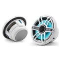 JL Audio M6-770X-S-GWGW-I - 7.7" Marine Speakers, Sport Grille, Gloss White Trim & Grille, ILLUM