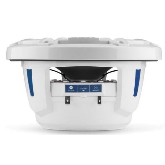 JL Audio M6-770X-S-GWGW-I - 7.7" Marine Speakers, Sport Grille, Gloss White Trim & Grille, ILLUM