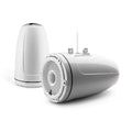 JL Audio M6-880ETXV3-GW-C-3GWGW - 8.8" Tower Speakers, White Classic Grille, WHITE TWEETER, PAIR