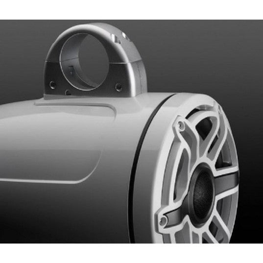 JL Audio M6-880ETXV3-GW-S-GWGW - 8.8" Tower Speakers Gloss White Sport Grille, PAIR
