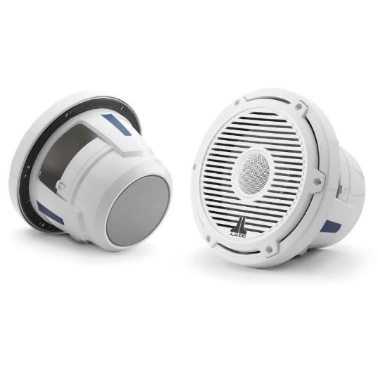 JL Audio M6-880X-C-3GW - 8.8" Marine Speakers, 1" WHITE Tweeter, Gloss White Classic Grille