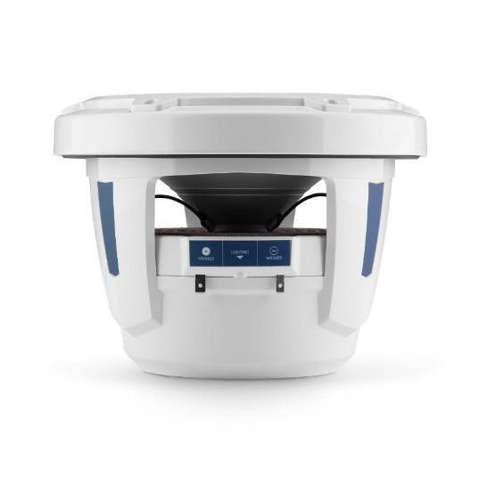 JL Audio M6-880X-C-3GW - 8.8" Marine Speakers, 1" WHITE Tweeter, Gloss White Classic Grille
