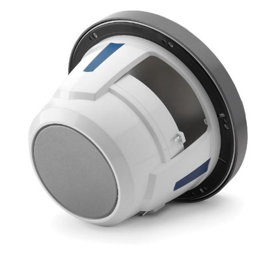 JL Audio M6-880X-S-GMTI-I - 8.8" Marine Speakers, Sport Grille, Gunmetal Trim, Titanium Grille, ILLUM