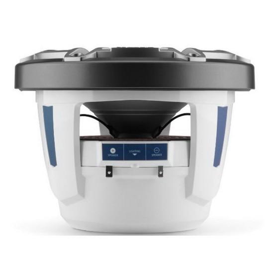 JL Audio M6-880X-S-GMTI - 8.8" Marine Speakers, Sport Grille, Gunmetal Trim, Titanium Grille