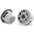 JL Audio M6-880X-S-GWGW - 8.8" Marine Speakers, Sport Grille, Gloss White Trim, Gloss White Grille