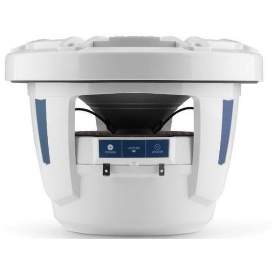 JL Audio M6-880X-S-GWGW - 8.8" Marine Speakers, Sport Grille, Gloss White Trim, Gloss White Grille