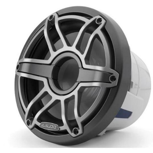 JL Audio M6-8IB-S-GMTI-4 - 8" Marine Subwoofer (200W, 4 ohm), Infinite Baf., Gunmetal Titan. Sport Grille