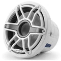 JL Audio M6-8IB-S-GWGW-4 - 8" Marine Subwoofer (200W, 4 ohm), Infinite Baffle, Gloss White Sport Grille