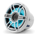 JL Audio M6-8IB-S-GWGW-I-4 - 8" Marine Subwoofer (200W, 4 ohm), Infinite Baffle, Sport Grille, RGB LED