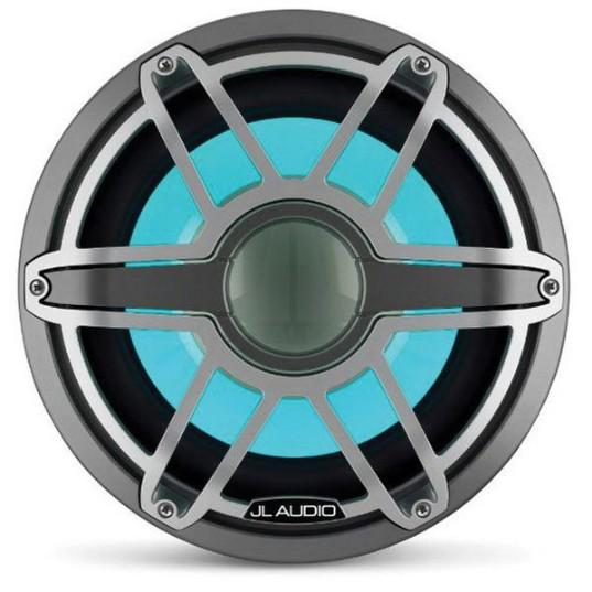 JL Audio M7-12IB-S-GMTI-I-4 - 12" Marine Subwoofer, 600W, 4ohm, Gunmetal Titan. Sport Grille, RGB LED, EA.