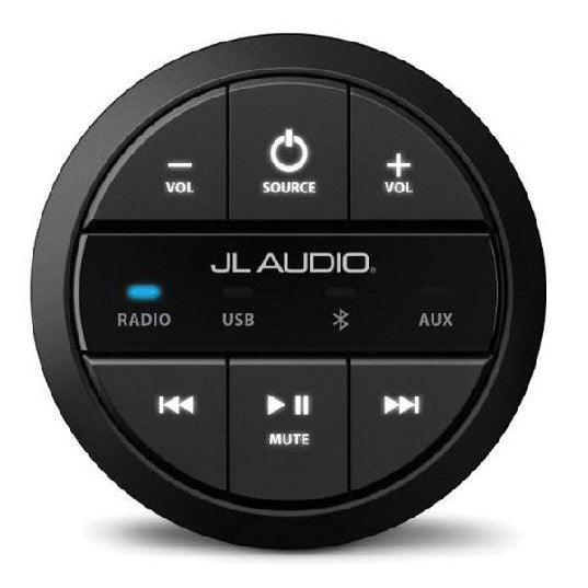 JL Audio MMR-20-BE - Black Edition - Round, Non-Display, Wired Remote for MediaMaster® Source Unit