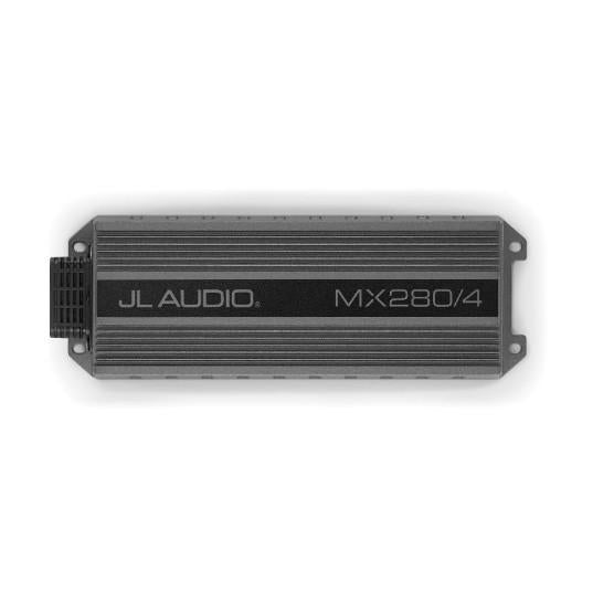 JL Audio MX280/4 - 4-Channel Class D Full-Range Amp, 50 Watts x 4 @ 4 ohm / 70 Watts x 4 @ 2 ohm - 14.4V